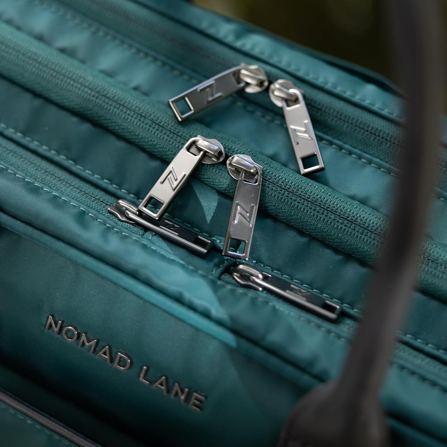 Nomad Lane Carry-On Luggage Duffel Bag, Durable & Lightweight Suitcase. Bento Bag, Personal Item Weekender Travel Bag for Men & Women, Pine Green