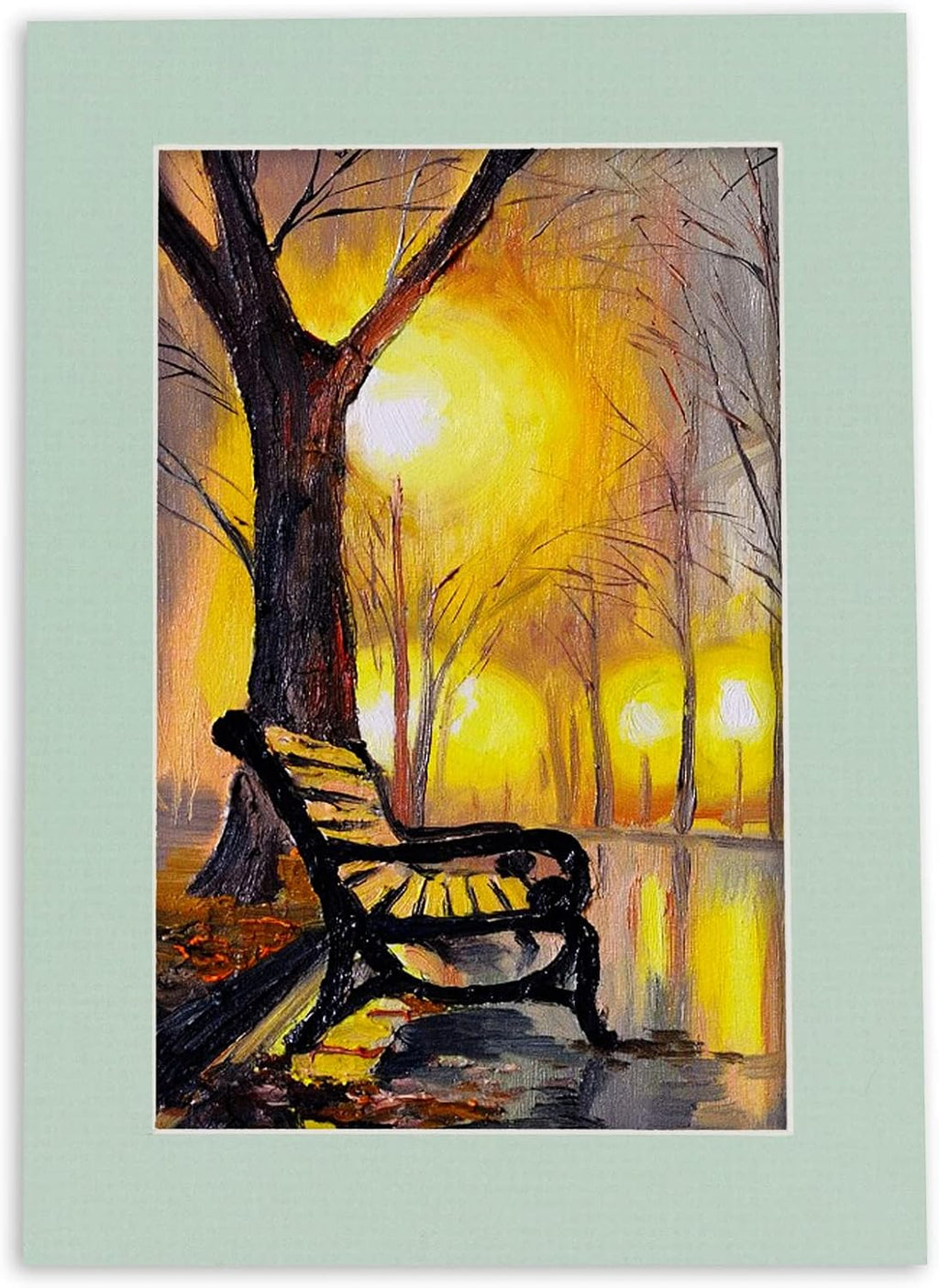 8.5x11 Mat for 11x14 Frame - Precut Mat Board Acid-Free Show Kit with Backing Board, and Clear Bags Honeydew Green 8.5x11 Photo Matte For a 11x14 Picture Frame Matboard for Framing, Pack of 25 Mats
