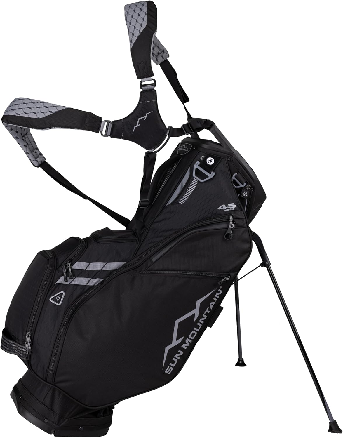 Sun Mountain Men's Eclipse 4.5 Lightweight VLO Hybrid Stand Golf Bag, 14-Way Top, 2025 Model