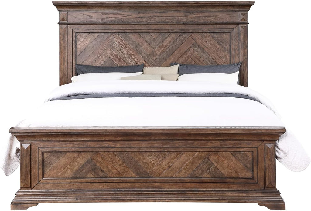 New Classic Furniture 00-658-100 Mar Vista Bed, King, Walnut