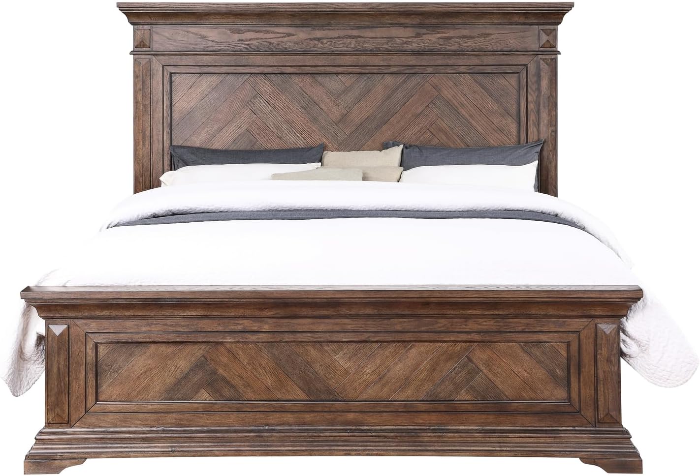 New Classic Furniture 00-658-100 Mar Vista Bed, King, Walnut