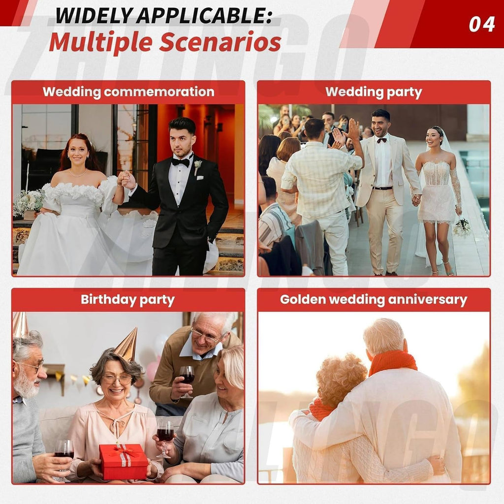 Video Guest Book Wedding Phone Booth, Video Phone guestbook, Unique Phone Voice Recorder, Audio Guestbook Like Leaving Video Message, 5000 Mah Battery - Can Be Used Continuously for 7 Hours,64G-Black