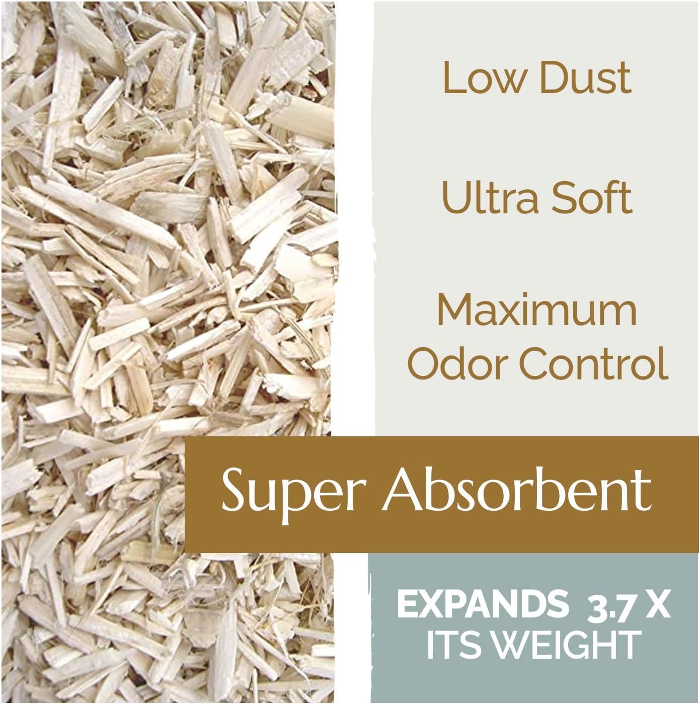 Aubiose French Hemp Bedding 44lb — Chicken Coop & Horse Stall Bedding | Ultra Low Dust Odor Control Deep Litter Ready | Premium Hemp Shavings for Chickens Horses Rabbits & Small Animals (Pack of 2)