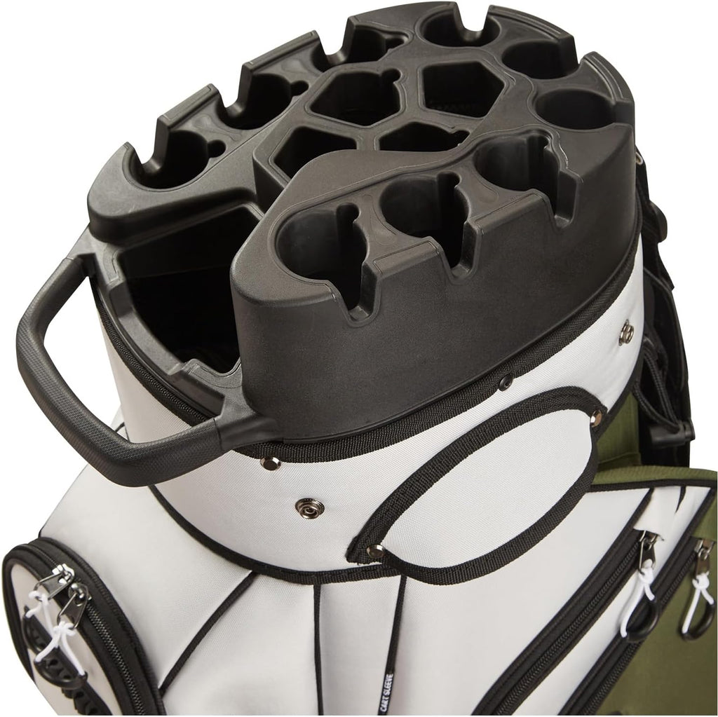 uniHimal14-Way Golf Cart Bag Pro with Full Length Divider Top, Golf Bag for Men with Handles and Rain Cover