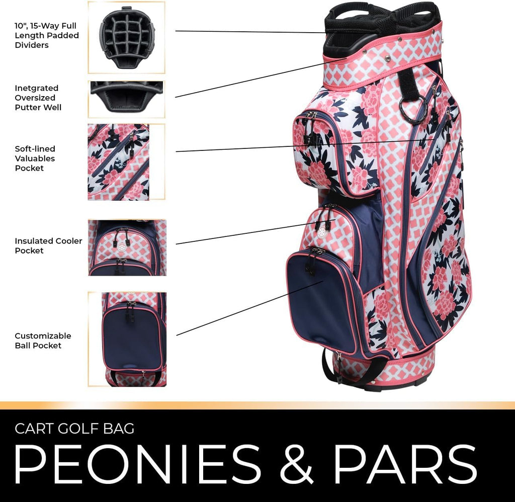 Glove It Women's Golf Bag, Lightweight Golf Cart Bag for Ladies