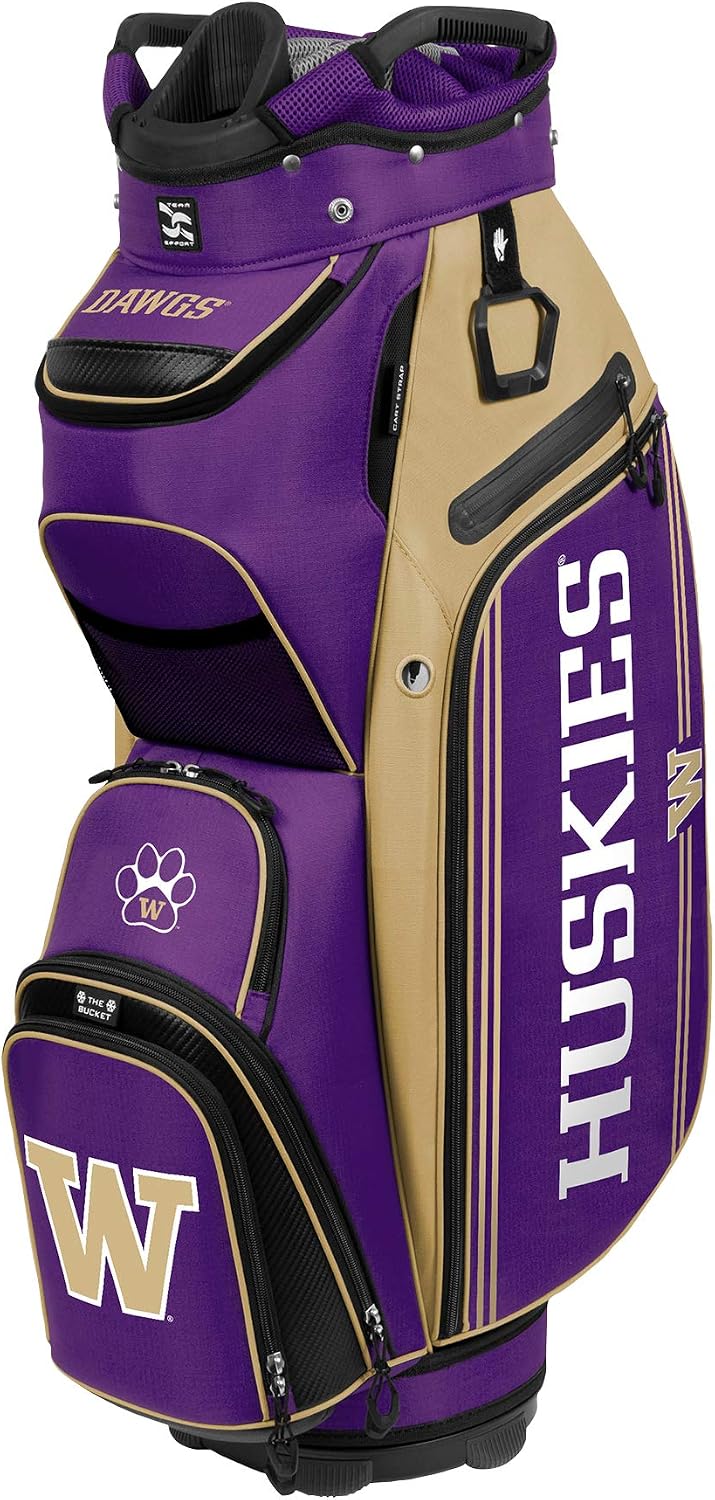 Team Effort NCAA The Bucket III Cooler Cart Golf Bag
