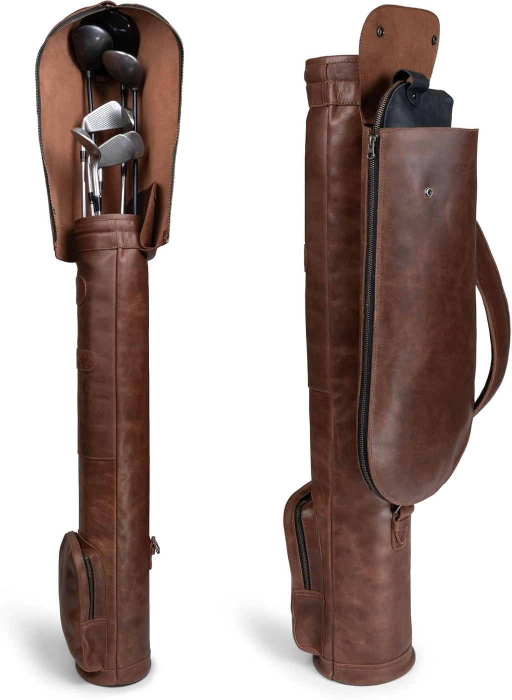 Littlefield & Co., Sunday Golf Club Bag, Small Golf Bag for a Few Clubs, Lightweight Basic Carry Bags, Practice & Travel Cart for Men & Women, Driving Range Carrier Accessories