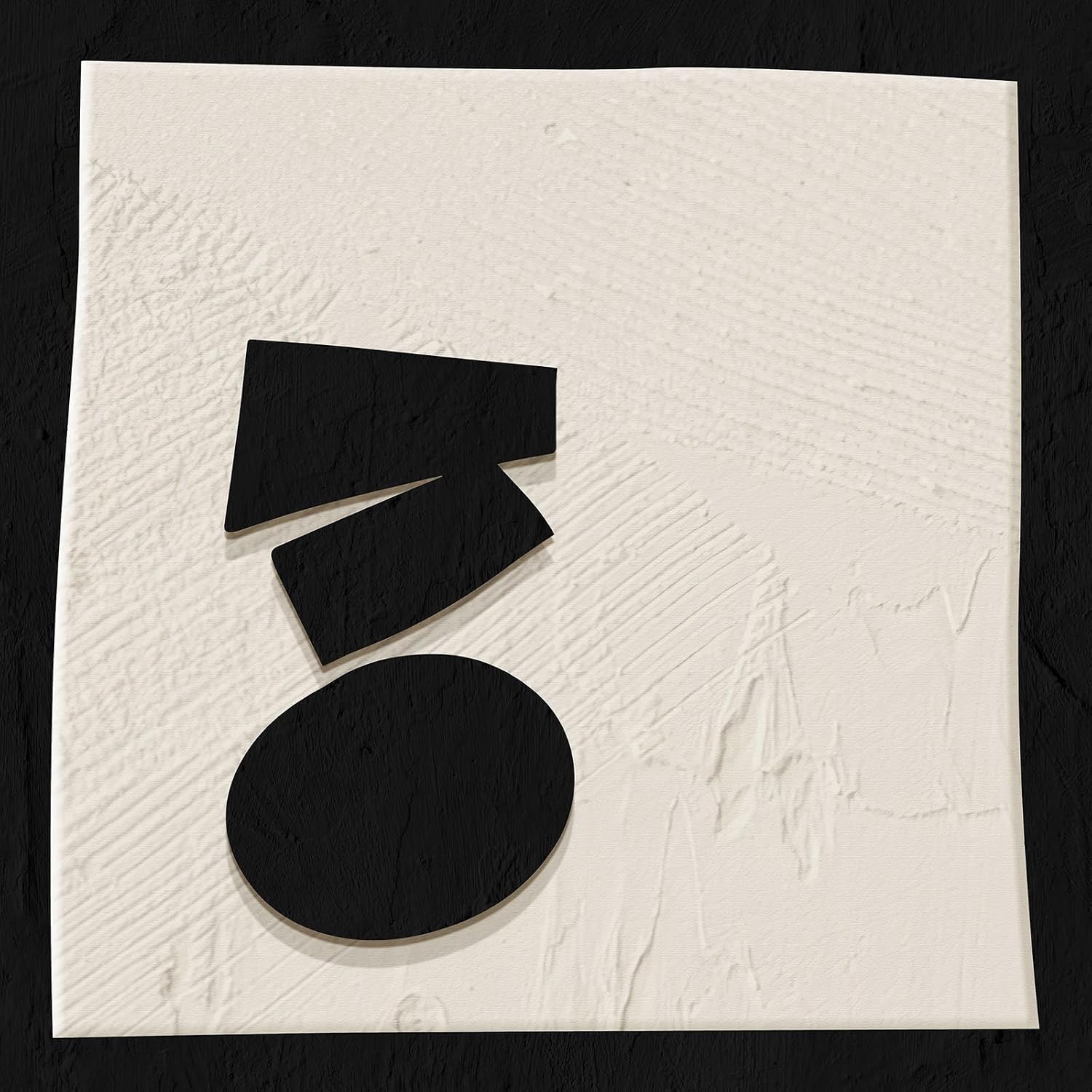 4 Piece Framed Modern Black and White Wall Art for Living Room, Large Abstract Minimalist Geometric Artworks for Walls, Bright Style Picture Prints Paintings for Dining Room Hallway Office Wall Decor