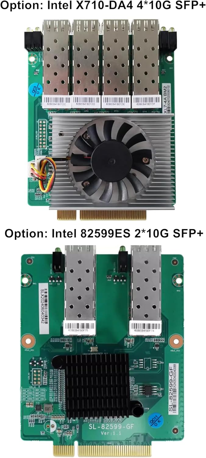 Fanless Mini PC I7-13620H with DDR5 M.2 Nvme 4*i226 2.5G LAN,USB,HDMI,DP,Type-c,Intel X710 4 * 10G SFP+,WiFi,Micro Router Appliance, AES-NI, OPNsense,NO RAM NO SSD