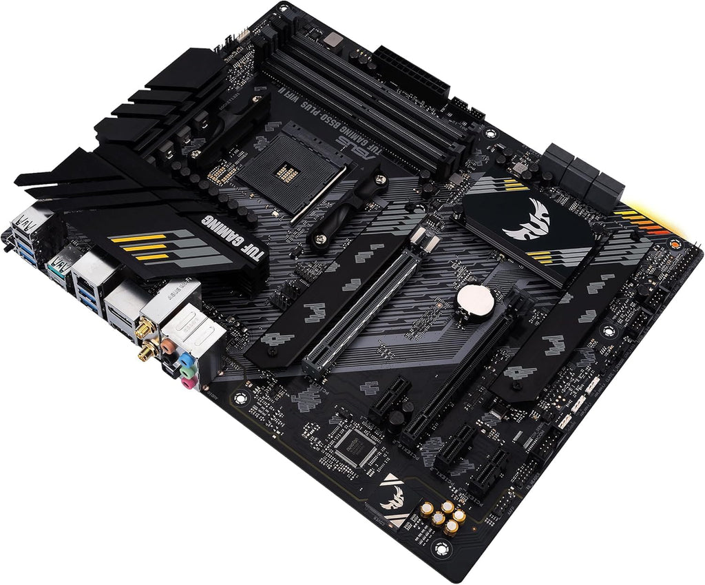 MICRO CENTER AMD Ryzen 9 5900XT Desktop Processor with ASUS TUF Gaming B550-PLUS WiFi II AM4 ATX Gaming Motherboard (DDR4, PCIe 4.0, WiFi 6, 2.5Gb LAN, USB 3.2 Gen 2)