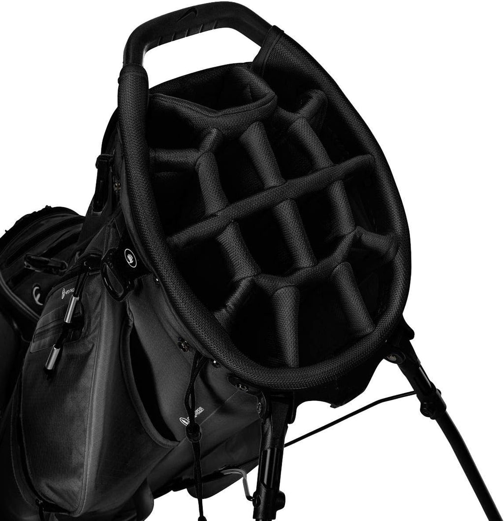 Nike Golf Stand Bag - Air Hybrid, Sports, Lite - Unisex (AIR Hybrid - Black (14-Divider))