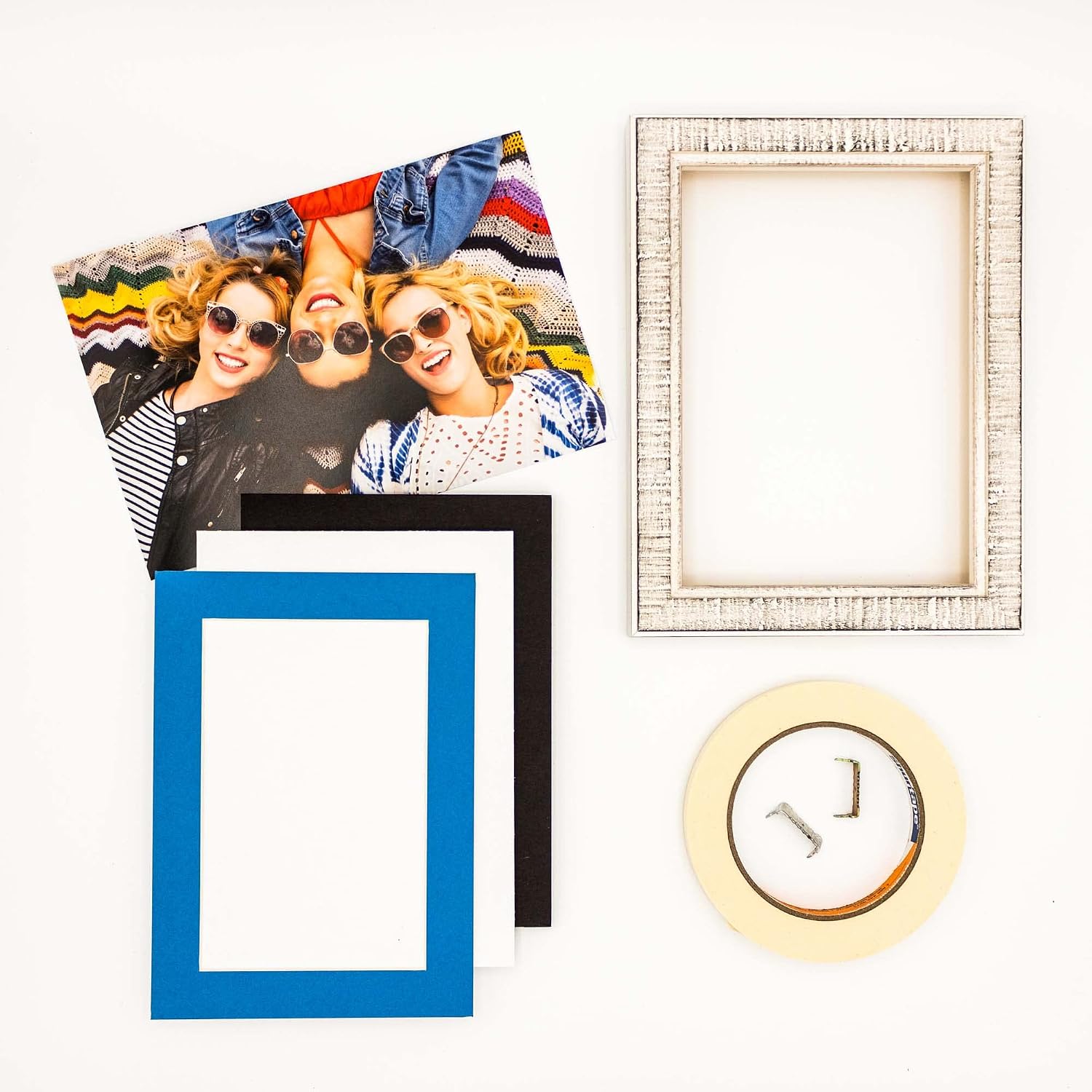 11x14 Mat for 12x18 Frame - Precut Mat Board Acid-Free Show Kit with Backing Board, and Clear Bags Bay Blue 11x14 Photo Matte Made to Fit a 12x18 Picture Frame Matboard for Framing, Pack of 25 Mats