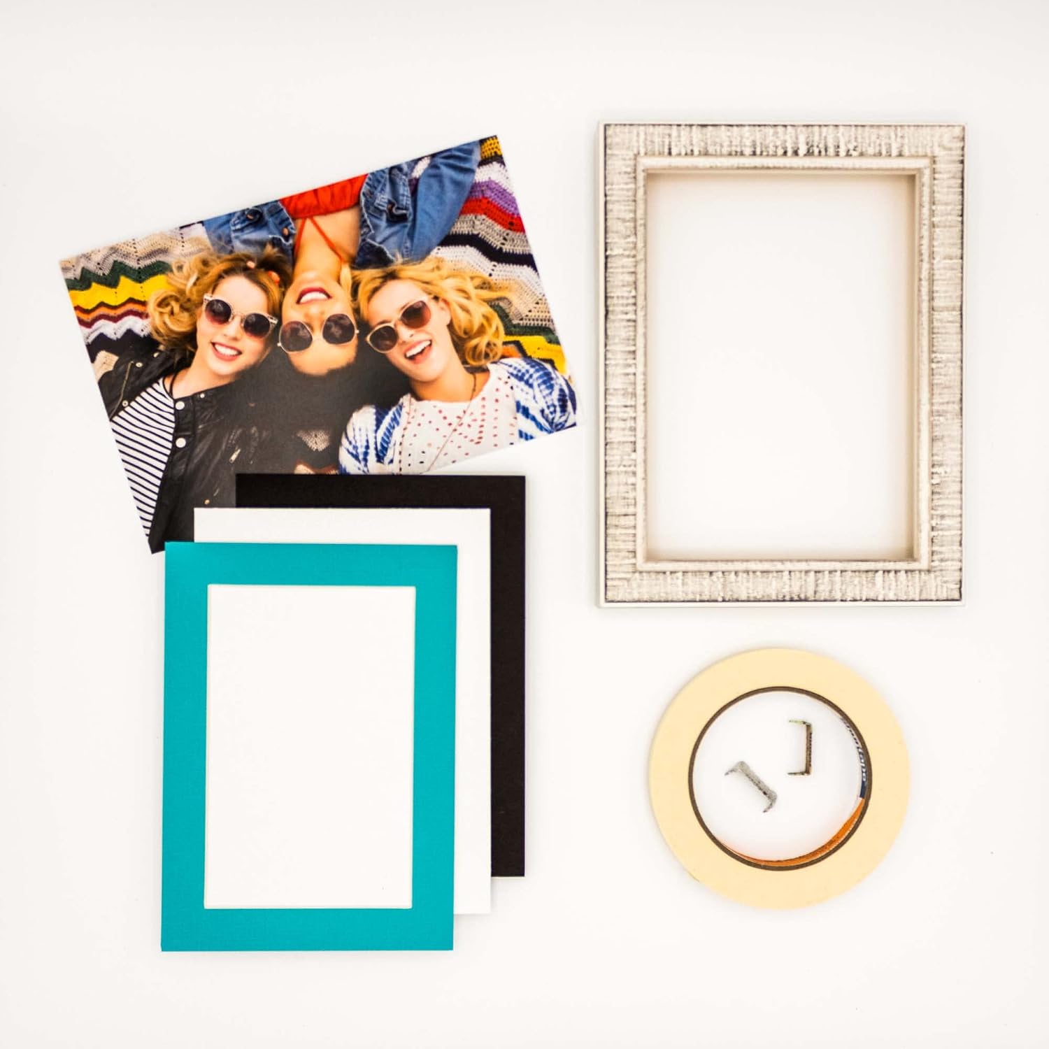 Poster Palooza Pack of 25 Acid Free 11x14 Mats Bevel Cut for 8.5x11 Photos - Aquamarine Blue Precut Matboards For Pictures, Photos, Framing - 4-ply Thickness