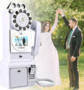 Video Audio Guest Book Wedding Phone, Audio Phone Guestbook, Record Customized Video Audio Messages,Record Preserve Your Special Occasions,White