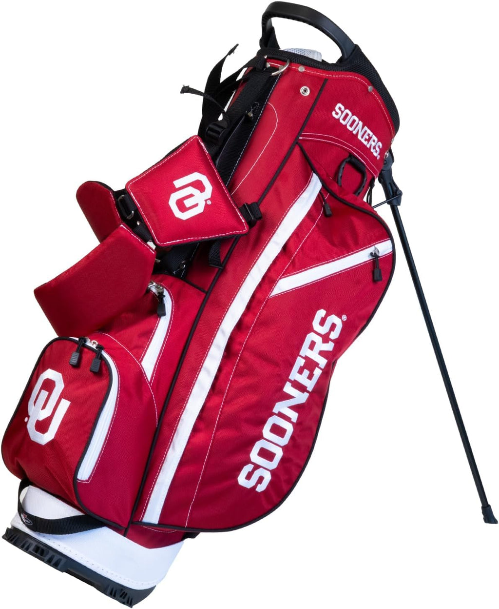 Team Golf NCAA Fairway Golf Stand Bag, Lightweight, 14-Way Top, Spring Action Stand, Insulated Cooler Pocket, Padded Strap, Umbrella Holder & Removable Rain Hood