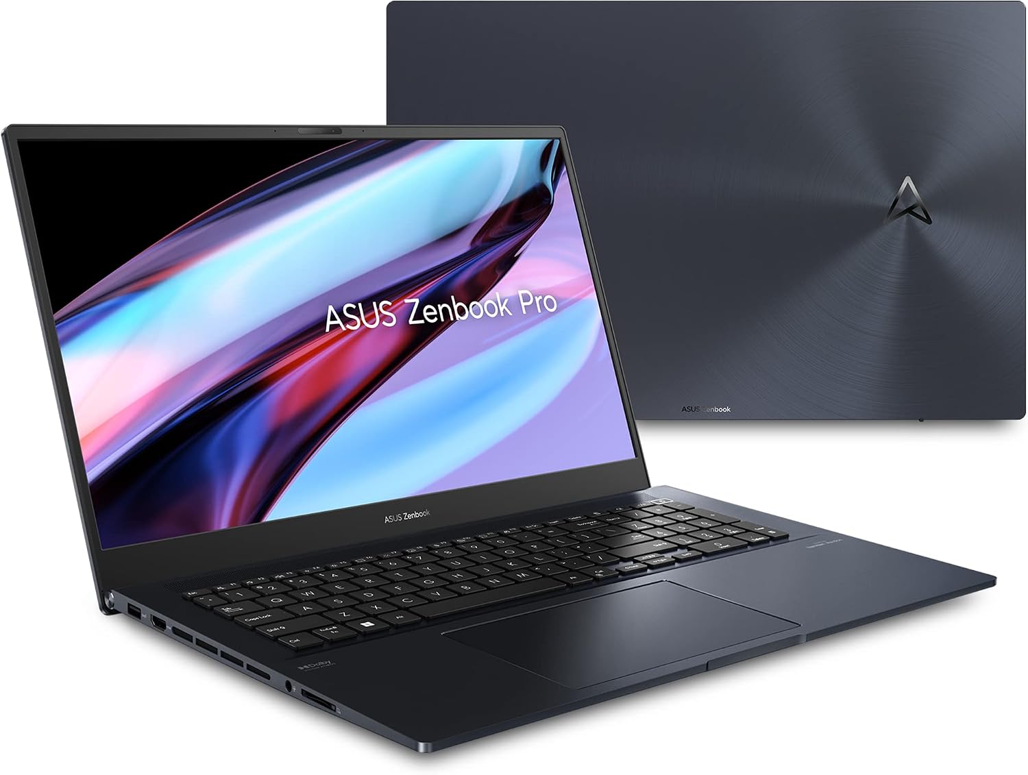 ASUS Zenbook Pro 17 Laptop, 17.3' Pantone Validated Display, AMD Ryzen 7 6800H CPU, AMD Radeon Graphics, 8GB RAM, 512GB SSD, WiFi 6E, Windows 11 Home, Tech Black, UM6702RA-DB71