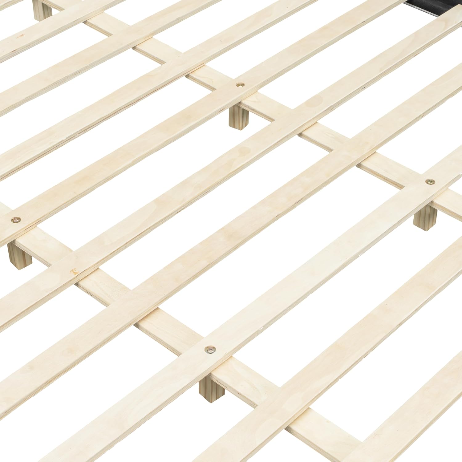 Christopher Knight Home Salden California King Size Bed Frame with Headboard, Boucle Upholstered California King Bed Frame and Headboard, Wooden Slat Support, No Box Spring Needed, White