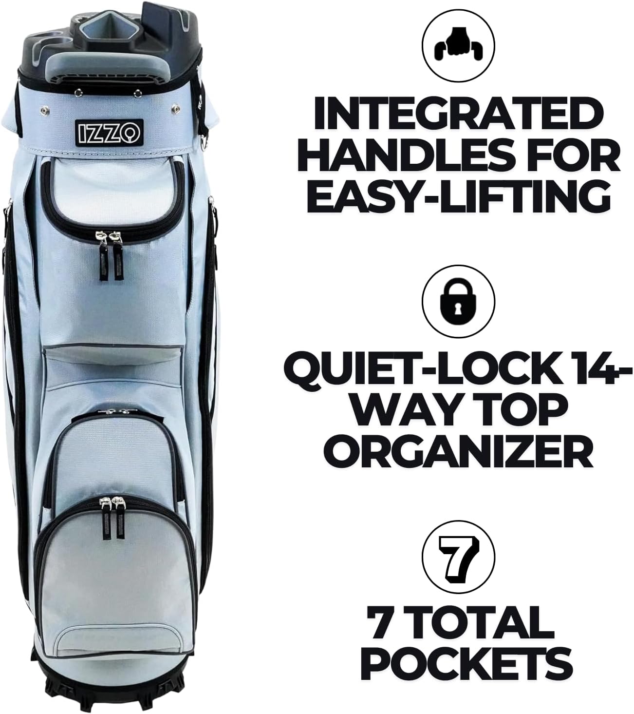 Izzo Vault Golf Cart Bag