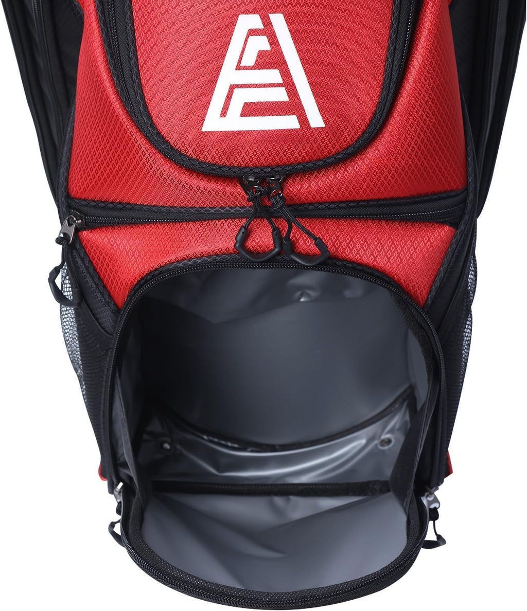 ASK ECHO T-Lock Golf Cart Bag with 14 Way Organizer Divider Top, Premium Cart Bag with Handles and Rain Cover for Men