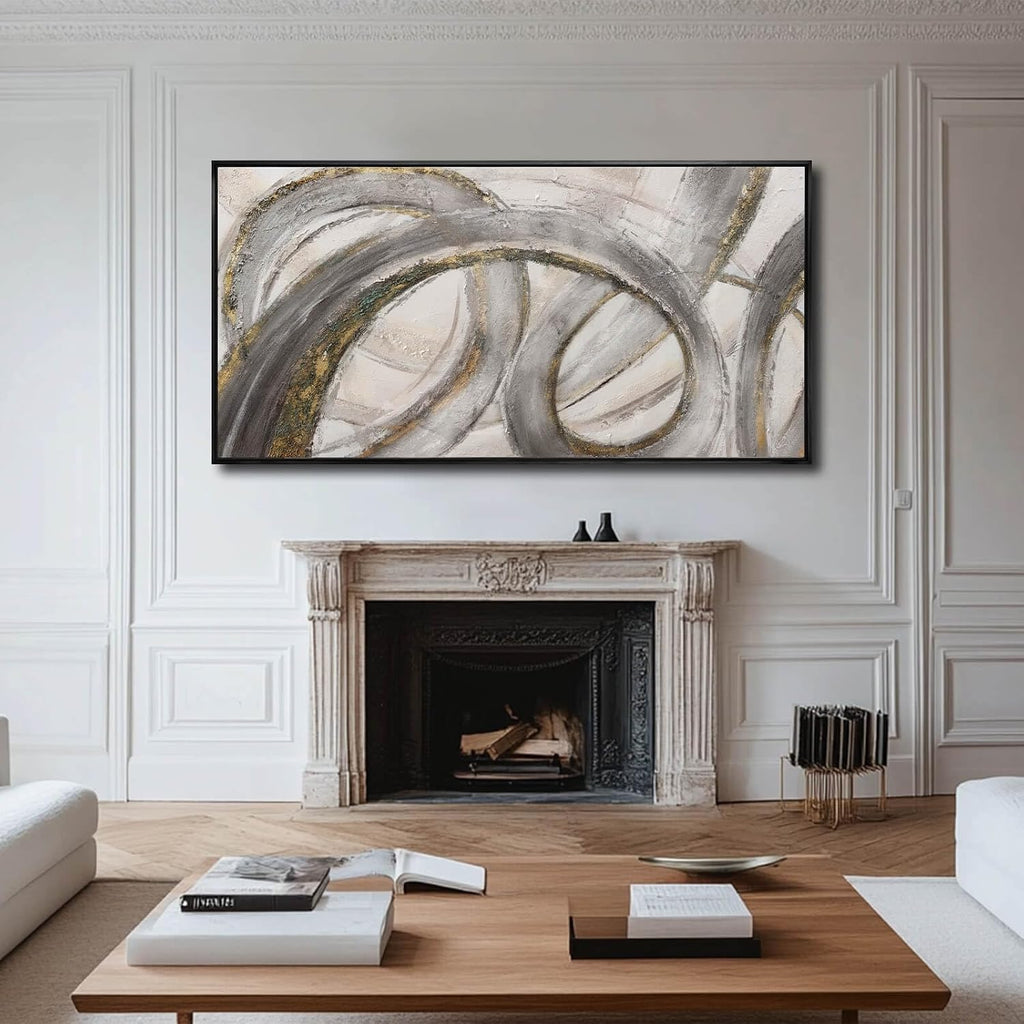 VAYIMDH Modern Abstract Wall Art Textured Wall Decor 36'x70' Artwork for Living Room, Bedroom, Office, Dining Room, Hallway
