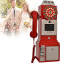1080p Video Guestbook Wedding Phone,Wedding Phone Guestbook with Lens Recording,32G Memory Card,Retro 1960's Style Audio Guest Book,Creative Wedding Decorations(Red)