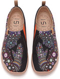 UIN Women's Slip On Shoes Colorful Comfortable Lightweight Art Travel Sneakers Casual Floral Stylish Everyday Loafers