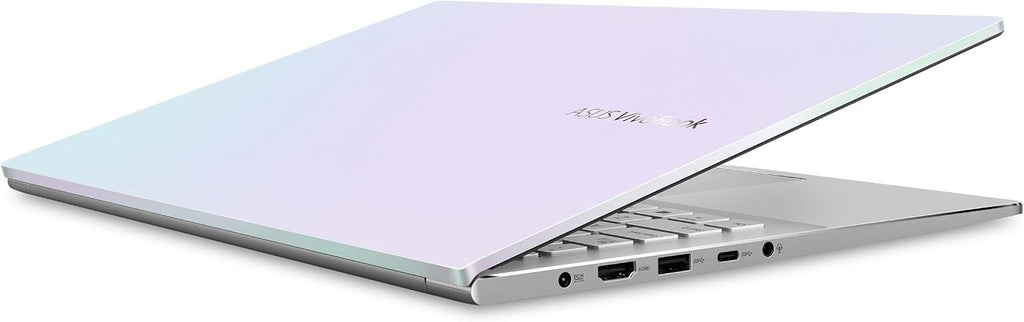 ASUS VivoBook S15 S533 Thin and Light Laptop, 15.6' FHD Display, Intel Core i7-1165G7 CPU, 16GB DDR4 RAM, 512GB PCIe SSD, Wi-Fi 6, Windows 11 Home, AI Noise-Cancellation, Dreamy White, S533EA-DH74-WH