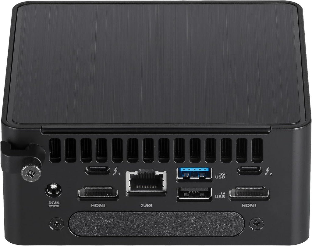 ASUS NUC 14 Pro Slim Barebone with Intel 14th Gen Core 3 100U, Up to 96GB DDR5 RAM, Triple Storage Design, Thunderbolt™ 4, Wi-Fi 6E & Bluetooth 5.3, Toolless Chassis Access, with VESA Mount Included