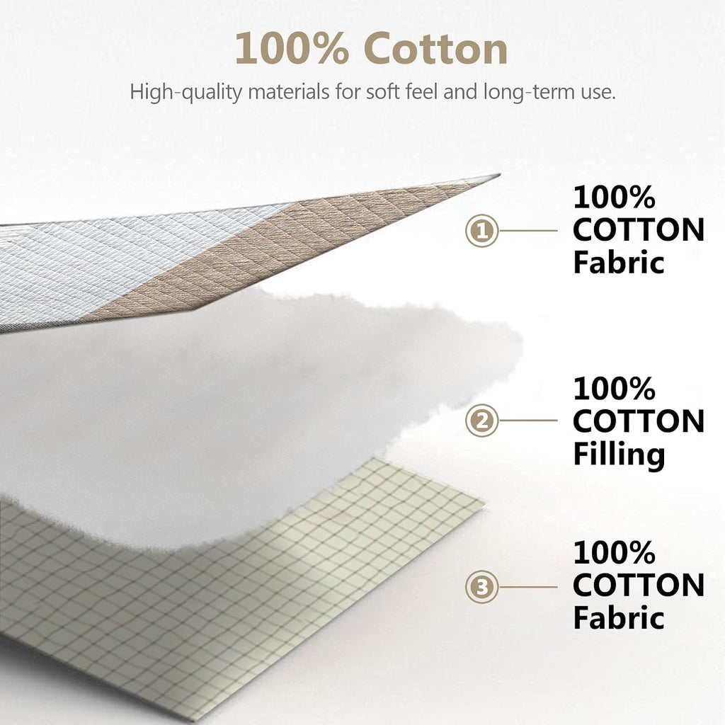Quilts King Size - King Quilt Bedspread Sets, 100% Cotton Patchwork Quilt Bedding Set for King Bed, 3 Pieces Plaid Farmhouse Reversible Rustic Lightweight Comforter Spread, Brown/Beige/Gray