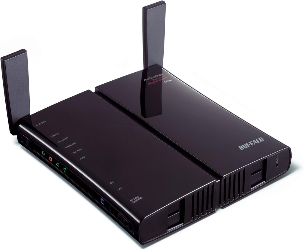 BUFFALO AirStation HighPower N300 Gigabit Wireless Router - WZR-HP-G300NH
