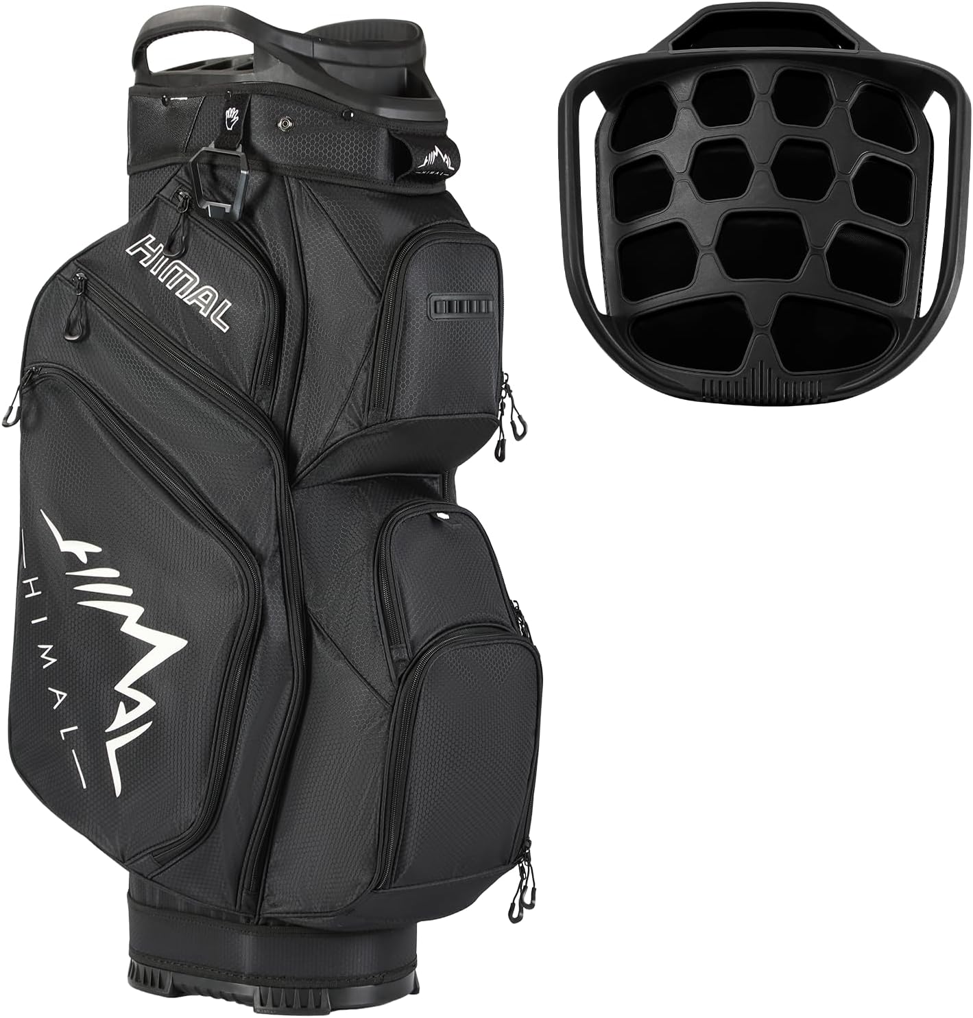 uniHimal 14-Way Golf Cart Bag, Full Length Premium Golf Bag for Men with Cooler Pocket, Handles and Rain Cover