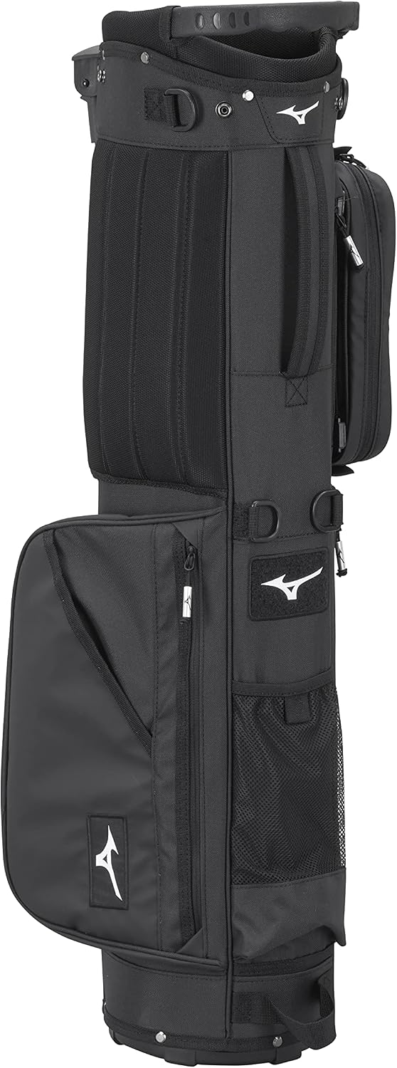 Mizuno BR-D2 Golf Carry Bag | 4 Way Top Cuff | 2 Full Length Dividers | Dual Shoulder Straps | Manual Open/Close Mini Stand Legs | Detachable Mod Pouch