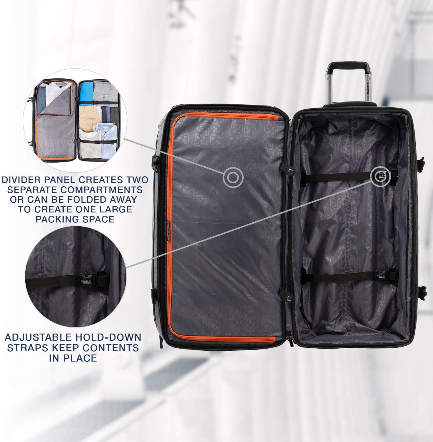 Travelpro Tpro Bold 2.0 30 Inch Drop Bottom Rolling Duffel