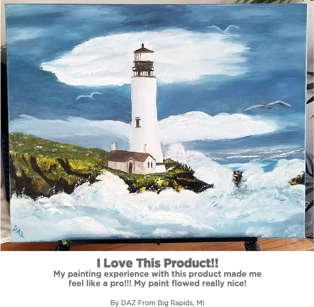 Centurion Deluxe Oil Primed Linen Panel 6'x8' - 72 Panels - Art Supplies for Oil & Alkyd Paintings, Professional Canvas Replacement, Acid-Free Medium Texture, Rigid MDF Painting Boards