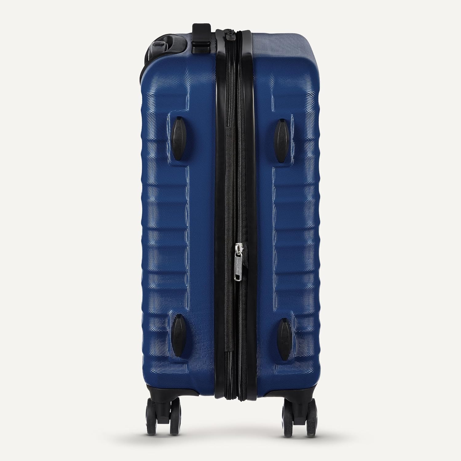 Amazon Basics 2-Piece Hardside Luggage Set (21', 30'), Expandable, Scratch-Resistant Finish, Telescoping Handle, Four Multi-directional Wheels, Navy Blue