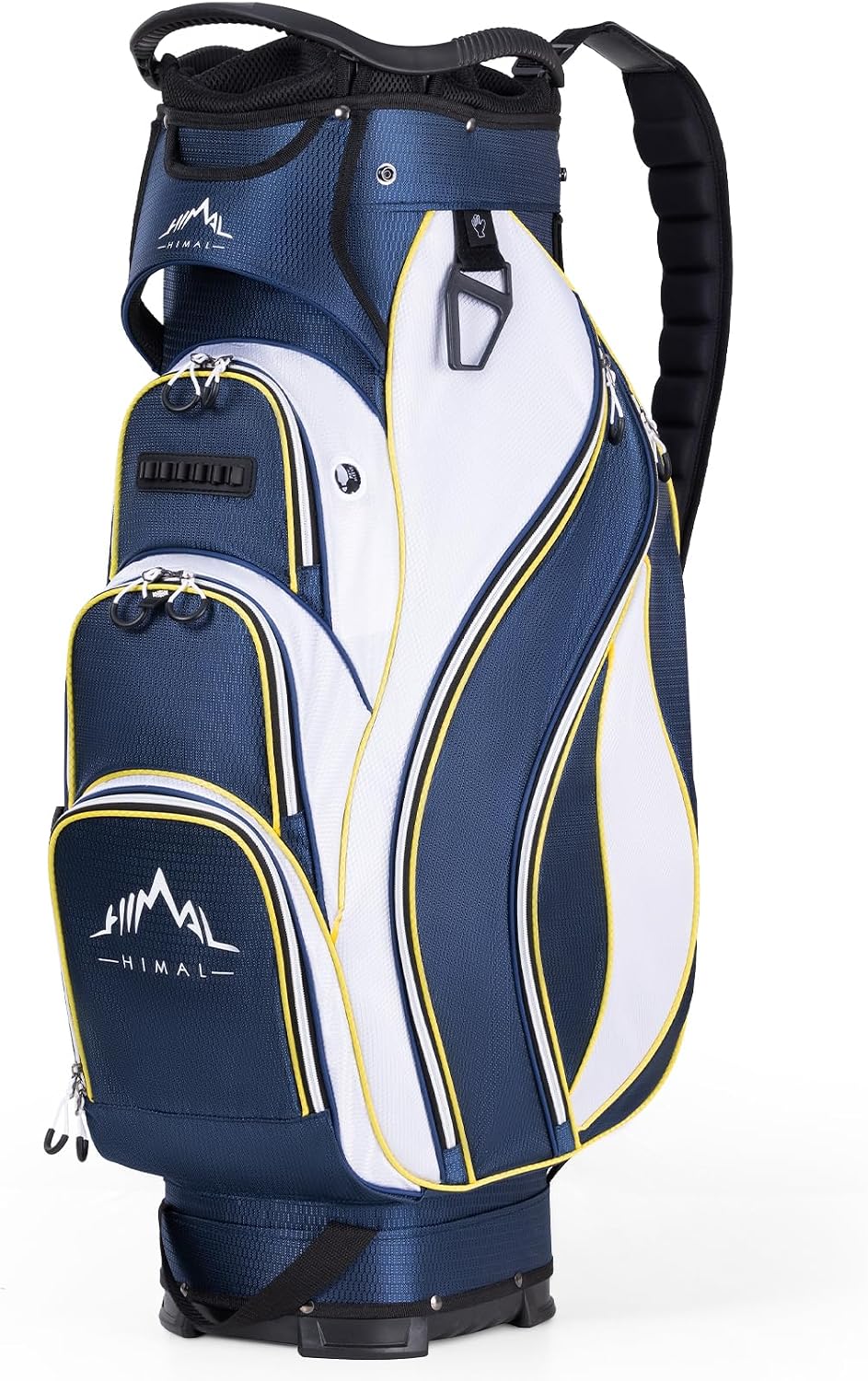 uniHimal Golf Cart Bag with 14-Way Divider Top, Ample Storage Space, Men's Golf Bag with Handles and Umbrella Holder