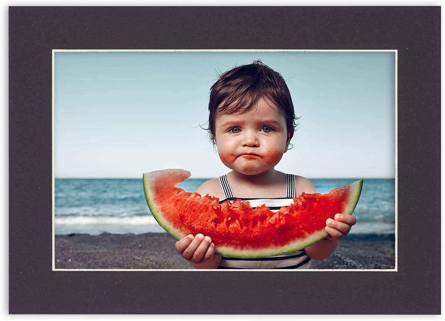 11x14 Mat for 12x18 Frame - Precut Mat Board Acid-Free Black 11x14 Photo Matte Made to Fit a 12x18 Picture Frame, Premium Matboard for Family Photos, Show Kits, Art, Picture Framing, Pack of 25 Mats
