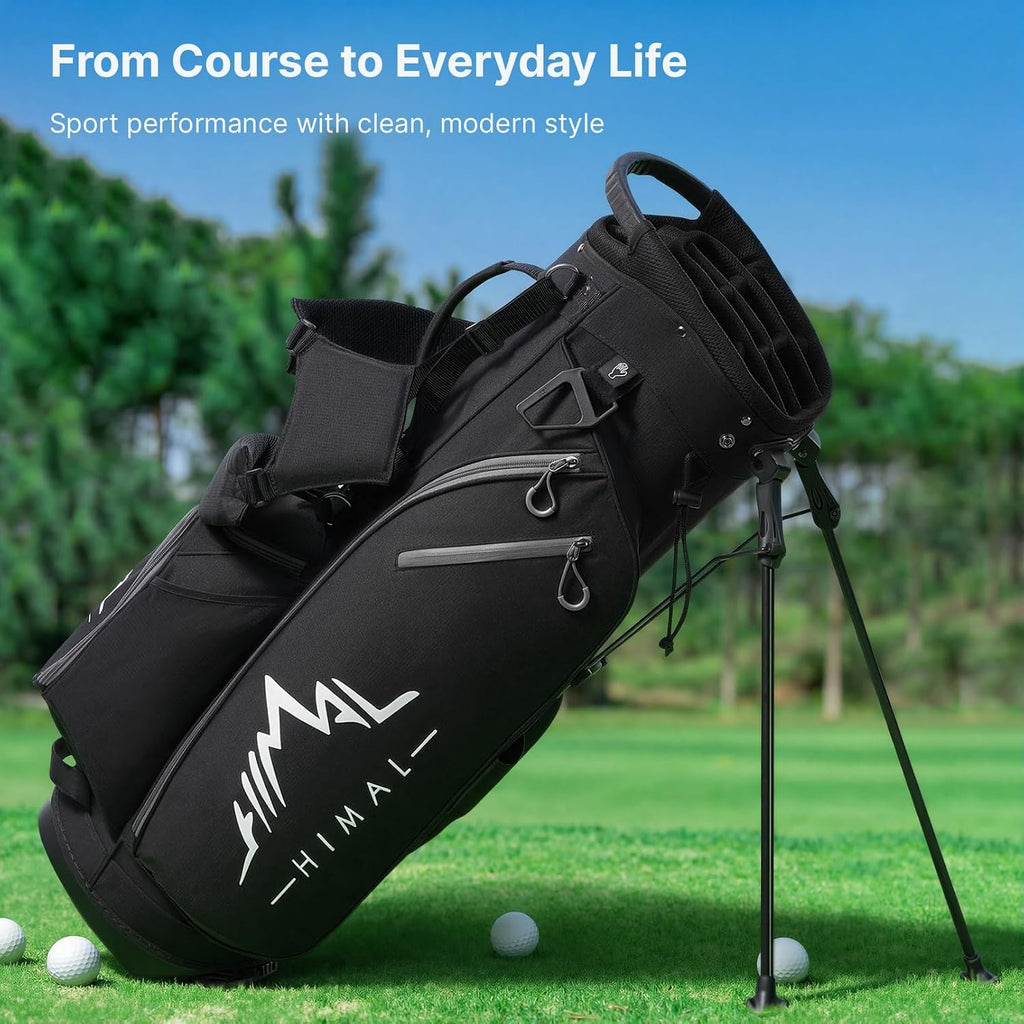 GoHimal 14-Way Golf Stand Bag, Golf Bag with Stand - Lightweight Durable Club Bag for Men & Women