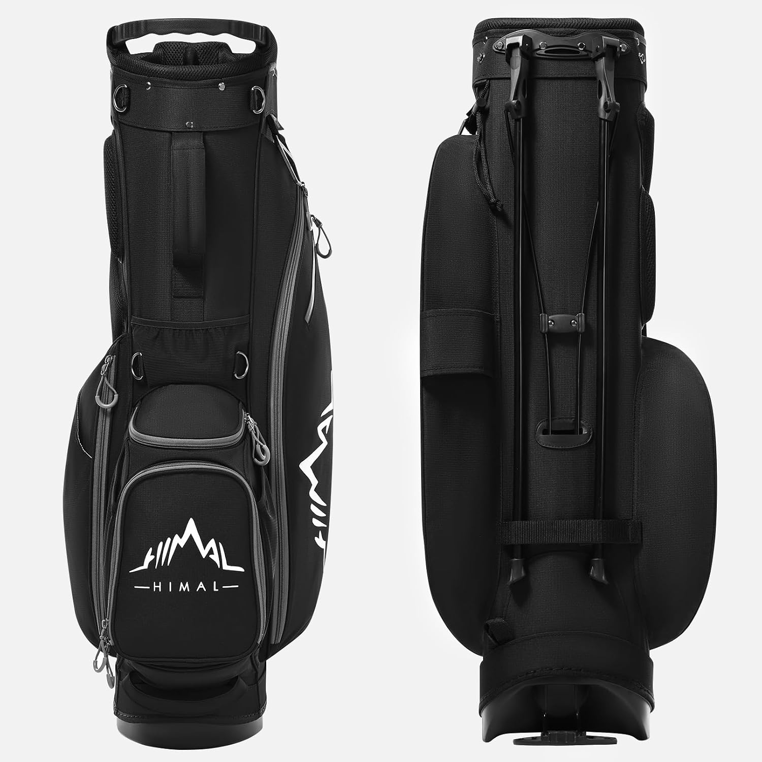 GoHimal 14-Way Golf Stand Bag, Golf Bag with Stand - Lightweight Durable Club Bag for Men & Women