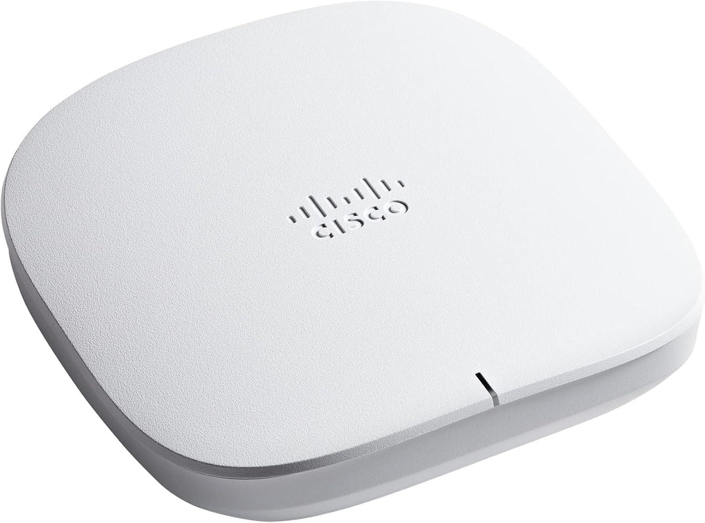 Cisco Business Ethernet 150AX Wi-Fi 6 2x2 Access Point 1 GbE Port dual band- Ceiling Mount, PoE Injector Included, 3-Year Hardware Protection (CBW150AX-B-NA)