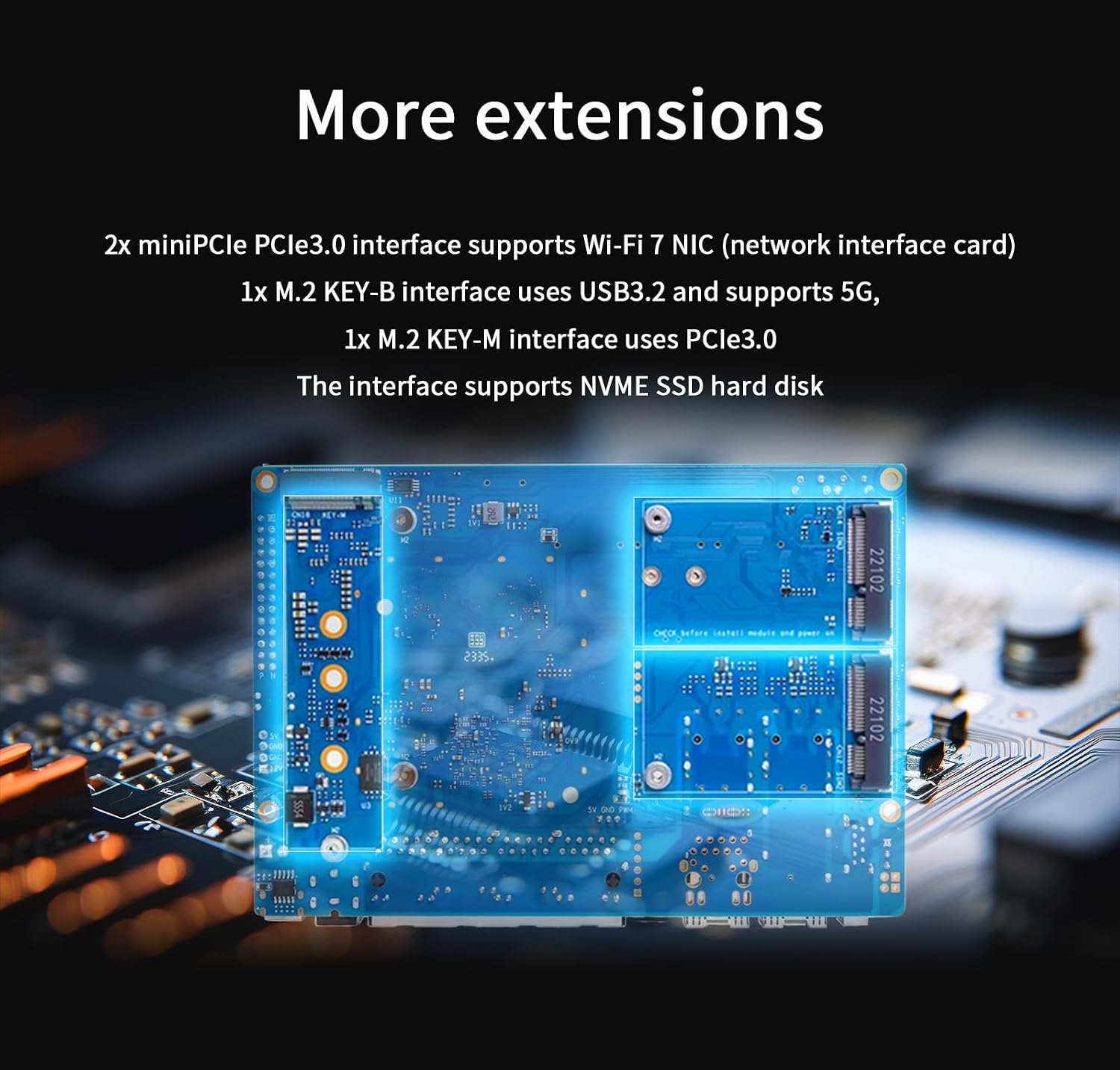 Banana Pi BPI-R4 WiFi 7 Wireless Tri-Band Router OpenWRT - DDR4 4GB/8GB RAM - MediaTek MT7988A SoC, 4G/5G Wireless Router Repeater, 2X 10GbE SFP 4X GbE for NAS Smart Home Gateway (4G Kit, DDR4 4GB)
