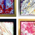 Royal Designs, Inc. Premium Aluminum Floating Canvas Painting-Picture Frame, Easy Assembly, Over 1500 Options Available, PF-1004-36x54-BBL, 36 x 54, Brushed Black