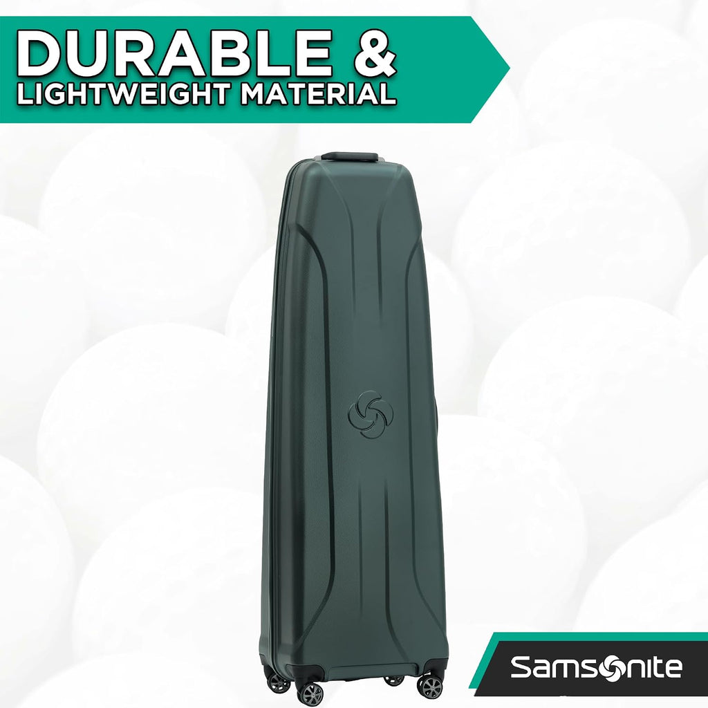 Samsonite Tour Premier Golf Hard Case Golf Travel Bag, Lightweight & Durable ABS Shell, 360 Degree Multi-Directional 'Shark Wheels'