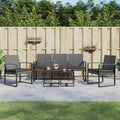 5 Piece Patio Dining Set with Cushions Dark Gray PP Rattanqueen Bed Frame with headboard Queen Size Bed Frame King Size Bed Frame King Platform Bed Frame Metal Bed Frame Queen Size
