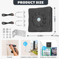 Maswell 5G Antenna Outdoor 2X2 MIMO | Up to 7.5dBi Cellular 600-8000MHz Omni Cross Polarized 4G LTE UWB 5G NR External Aerial with WiFi 6E for Caravan Home Rugged Router Modem | 2X SMA-Male