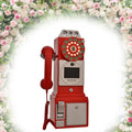 32GB Audio Guest Book, Vintage Wedding Guestbook, Easy to Use & Fun, Audio Phone Guestbook with Playback, for Wedding Birthday Party Anniversary,Red