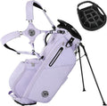 Golf Stand Bag 14 Way, Lightweight Golf Bags for Men Women with Stand, Padded Ergonomic Double Strap, Full Length Dividers, Multiple Pockets, Rain Hood