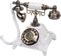 PUSOKEI Audio Guest Book Wedding Phone, Vintage Audio Guestbook Phone with Recording Function - 32GB Memory Retro Message Keeper for Wedding Anniversary Party Gift (White)
