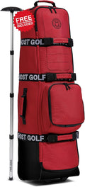 Ghost Golf AWOL Golf Travel Bag for Airlines with Wheels - Soft Padded Golf Club Travel Cover Fits All Stand & Cart Bags - Lockable Zippers, Water Resistant & Long-Lasting Heavy Duty Material