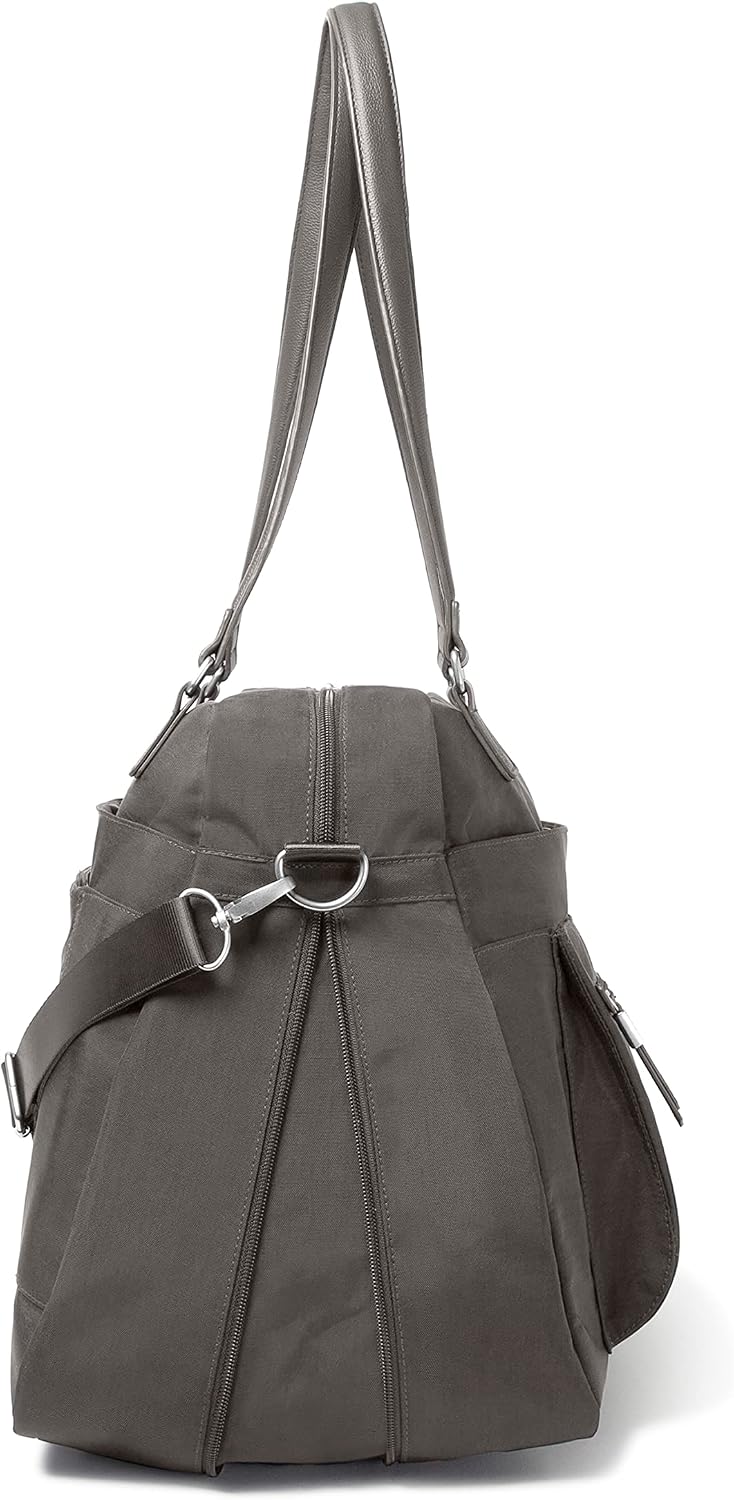 Baggallini Overnight Expandable Laptop Tote with RFID Phone Wristlet